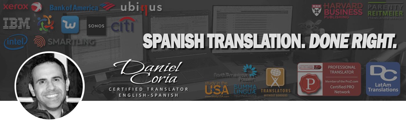 Daniel E. Coria ⭕ Certified Translator